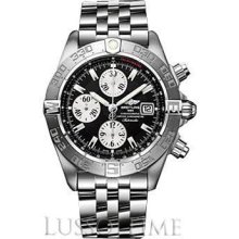 Breitling Galactic Chrono Men's Stainless Steel Watch Black - A1336410/B719
