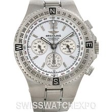Breitling Hercules Mens Chronograph Steel Watch 3936310/A553