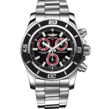 Breitling Men's Chrono Superocean Black Dial Watch A73310A8.BB72.160A