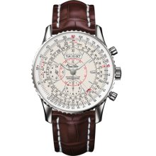 Breitling Men's Montbrillant Datora Blue Dial Watch A2133012.G518.740p