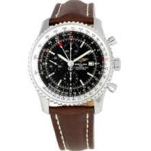 Breitling Navitimer World Watch Black Analog Dial A2432212-B726BRLT