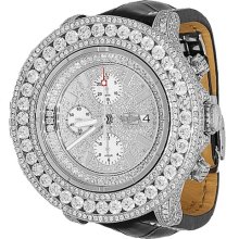 Breitling Super Avenger Mens Custom Diamond watch 25.33 Ctw
