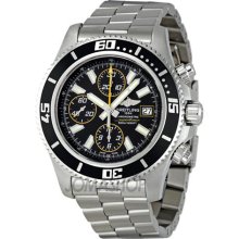 Breitling Superocean Chronograph II Black Dial Mens Watch