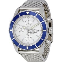 Breitling Superocean Heritage Chrono Silver Dial A1332016/c758 46mm Ret: $5,650