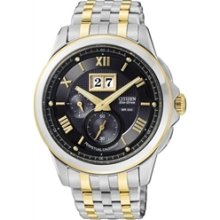 BT0005-62E (BT0005-54E) - Citizen Mens Dual Tone Twin Date Perpetual Calendar Watch