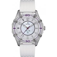 Bulova 96l144 Mens Marine Star All White Watch