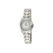 Bulova 96p115 Womens Precisionist Longwood Diamond Mop Dial Steel Bracelet Watch