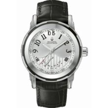Bulova Accutron Men's Exeter Calendar Leather Strap Swiss Made Watch 65c102