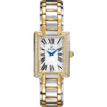 Bulova Diamond Fairlawn Two-Tone Stainless Steel Ladies' Watch