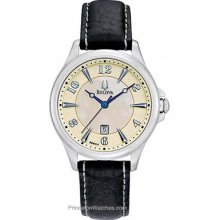 Bulova Ladies Adventurer MOP Dial w/ Pale Yellow Accent 96M114