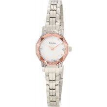 Bulova Ladies Diamond - 96P130 Watches : One Size