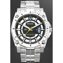 Bulova Precisionist Champlain wrist watches: Champlain Black/Blue/Yell