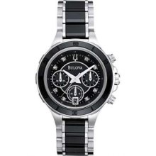 Bulova Women's 'Diamonds' Stainless Steel Quartz Watch ...