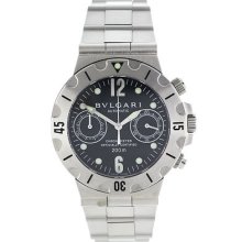 Bvlgari Diagono Professional Scb38s Swiss Automatic Chronometer Mens Watch