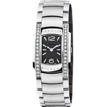 Bvlgari Women's Assioma Black Dial Watch AA35BSDS