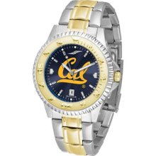 California Golden Bears Competitor Anochrome Dial Two Tone Band Watch - COMPMG-A-CGB