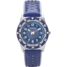 Cannibal Boy's Quartz Watch With Blue Dial Analogue Display And Blue Plastic Or Pu Strap Cj195-05