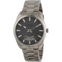 Caravelle By Bulova Men's Ss Bracelet Grey Round Dial Quartz Watch 43b126