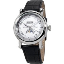 Carlo Monti Women's Automatic Watch Cm110-182 With Leather Strap