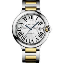 Cartier Ballon Bleu 42mm Mens Two-Tone Watch W69009Z3