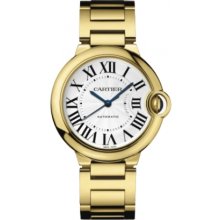 Cartier Ballon Bleu Medium 18k Yellow Gold Watch W69003Z2