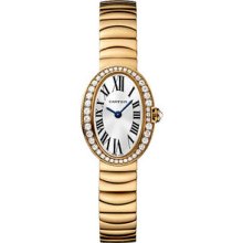 Cartier Women's Baignoire Silver Dial Watch WB520026