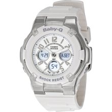 Casio Baby G White Analog-Digital Dial Ladies Watch BGA110-7B