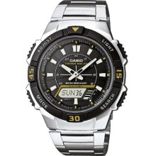 Casio Collection Men's Solar Collection Analogue-Digital Quartz Watch Aq-S800wd-1Evef
