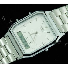 Casio Digital Analog Watch Aq230 230a Aq-230 Aq230a-7d