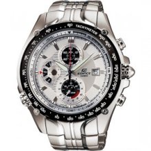 Casio Ef543d-7a Edifice Chronograph Men Analog Solid Stainless Steel Tachmeter