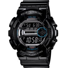 Casio G Shock GD110-1 Gloss Black Running