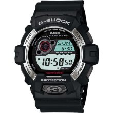 Casio G-shock Gr8900-1 Black W/neutral Face Tough Solar In Box