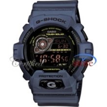 Casio G-shock Gr8900nv-2 Watch Classic Mens Black Dial Resin Quartz