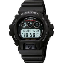 Casio G-shock Tough Solar Atomic Black Digital Gw6900-1 In Box