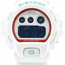 Casio G Shock Watch Men s DW6900SN 7 Digital Dial White Resin Band
