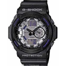 Casio Mens Analog-Digital G-Shock Metallic Grey Face with GA150MF-8A