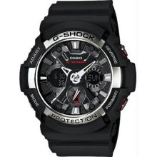 Casio Men's Black G-shock Analog Digital Black Dial Shock Resistant