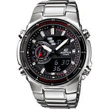 Casio Men's EFA131D-1A1V Silver Stainless-Steel Quartz Watch with ...