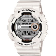 Casio Mens Lap Memory 60 Gloss White G-Shock Super GD110-7