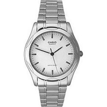 Casio Men's MTP1275D-7A Silver Stainless-Steel Quartz Watch with ...