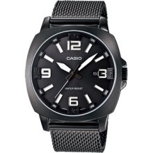 Casio Metal Fashion Mtp-1350cd-8a1 Analog Black White Watch (mtp1350cd-8a1)