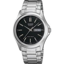 Casio MTP-1239D-1ADF Stainless Steel Watch w/ calendar day and date for MEN NEW