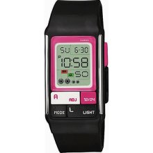 Casio Pop Tone Black Resin Ladies Digital Watch LDF-52-1A