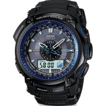 Casio Protrek Prw5000y1 Multifunction Watch, Black/Blue