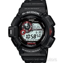 Casio Solar G-shock Mudman G9300-1 Digital Compass Thermometer Watch
