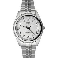 Casio Unisex Core MTP1129A-7B Silver Stainless-Steel Quartz Watch ...