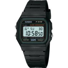 Casio Vintage Retro Digital Watch F-91w-3s Green Old Skool Classic