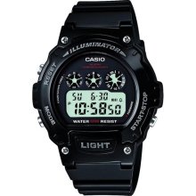 Casio W214HC-1AV Wrist Watch - Men - Sports - Digital - Quartz ...