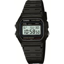 Casio W59-1 Men's Classic Digital Grey Dial Black Alarm Chrono Wa ...