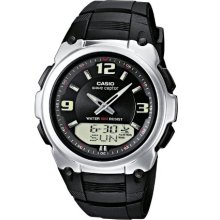 Casio Waveceptor Wva-109He-1Bver Men's Analog And Digital Quartz Multifunction Watch With Resin Strap